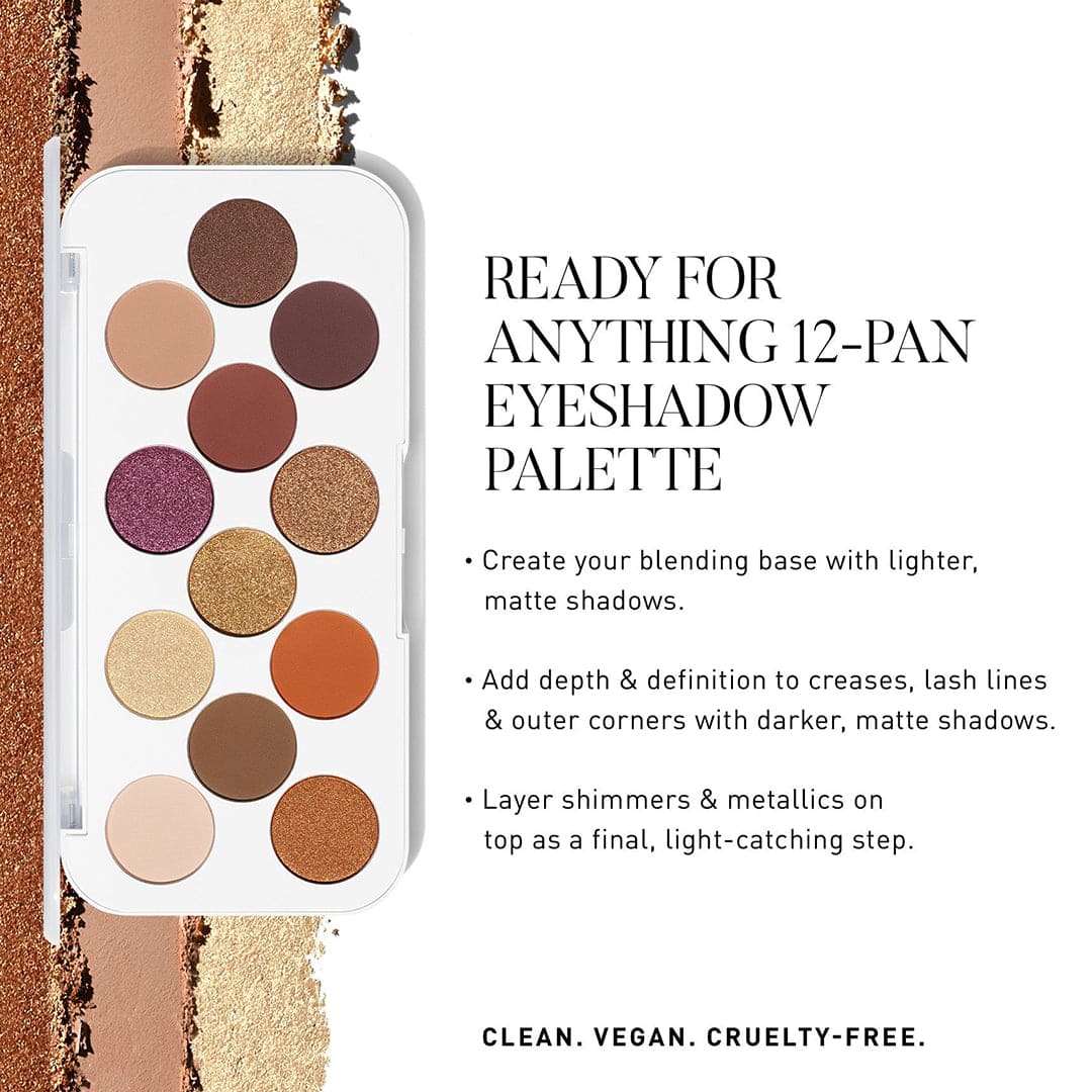 Morphe Ready For Anything 12-Pan Eyeshadow Palette Eyeshadow - XOXO cosmetics