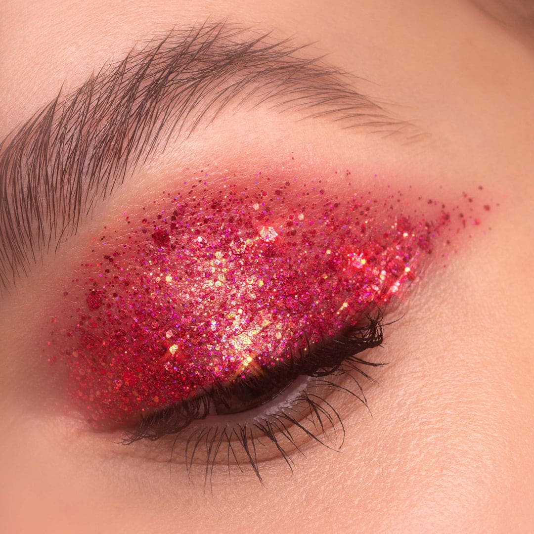 NABLA Cosmetics Ruby Lights Glitter Palette Eyeshadow - XOXO cosmetics