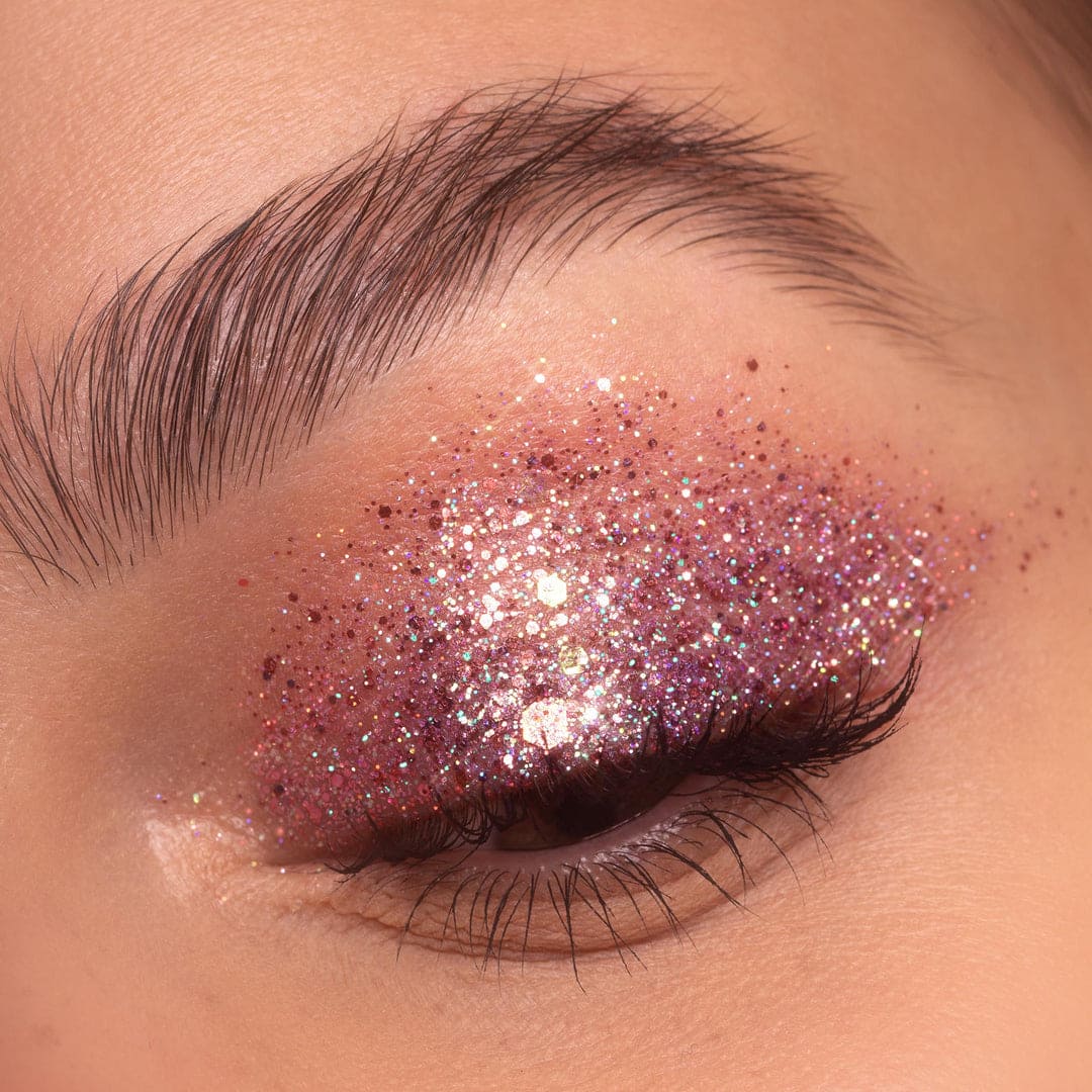 NABLA Cosmetics Ruby Lights Glitter Palette Eyeshadow - XOXO cosmetics