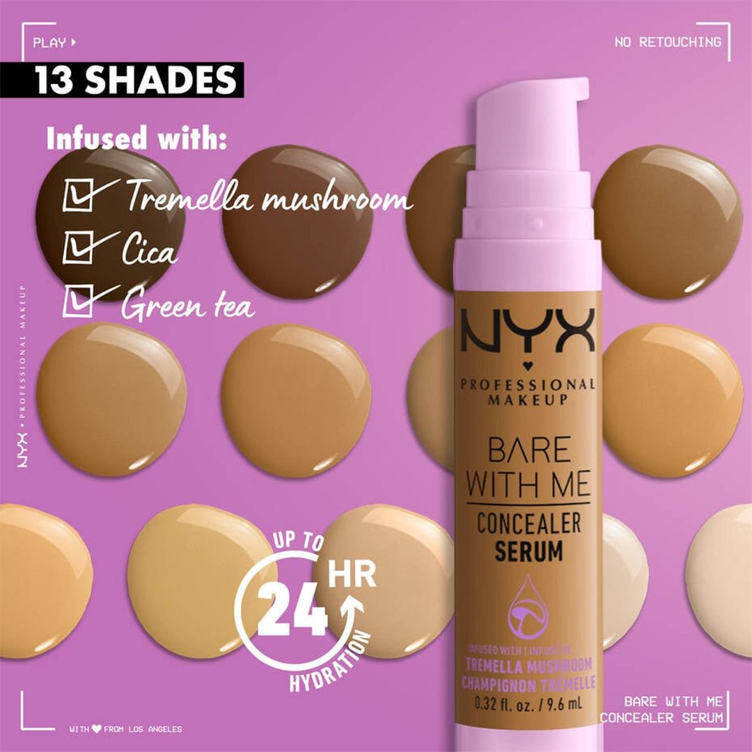 NYX Bare With Me Concealer Serum Concealer - XOXO cosmetics