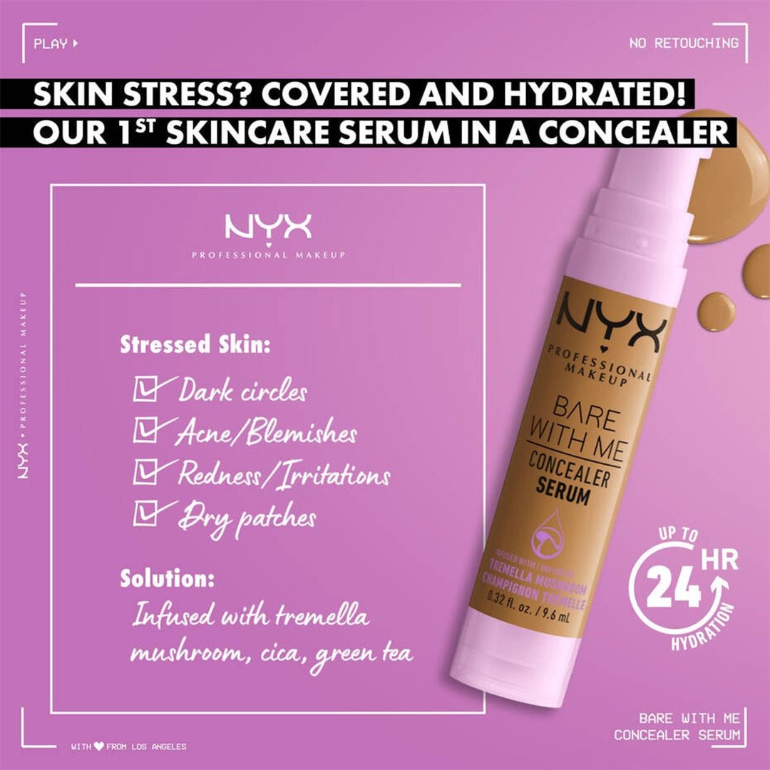 NYX Bare With Me Concealer Serum Concealer - XOXO cosmetics