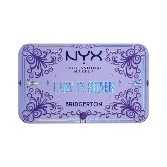 NYX Bridgerton Royal Blush Palette - Lady In Silver Blush Palette - XOXO cosmetics