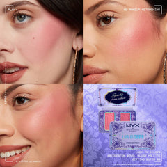 NYX Bridgerton Royal Blush Palette - Lady In Silver Blush Palette - XOXO cosmetics