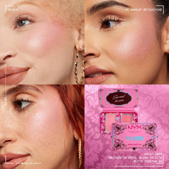 NYX Bridgerton Royal Blush Palette - WallFlower Blush Palette - XOXO cosmetics