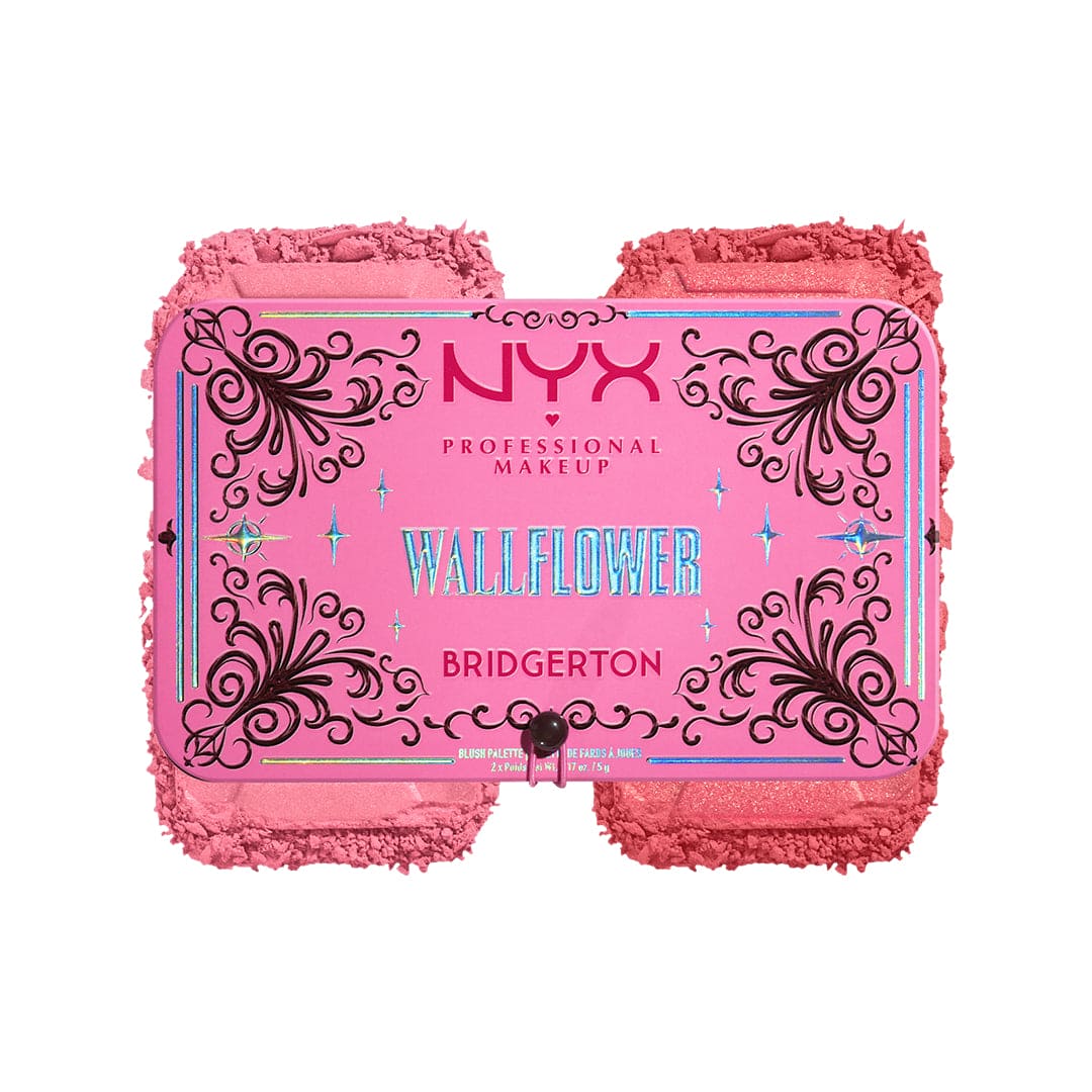 NYX Bridgerton Royal Blush Palette - WallFlower Blush Palette - XOXO cosmetics
