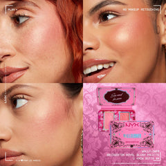 NYX Bridgerton Royal Blush Palette - WallFlower Blush Palette - XOXO cosmetics