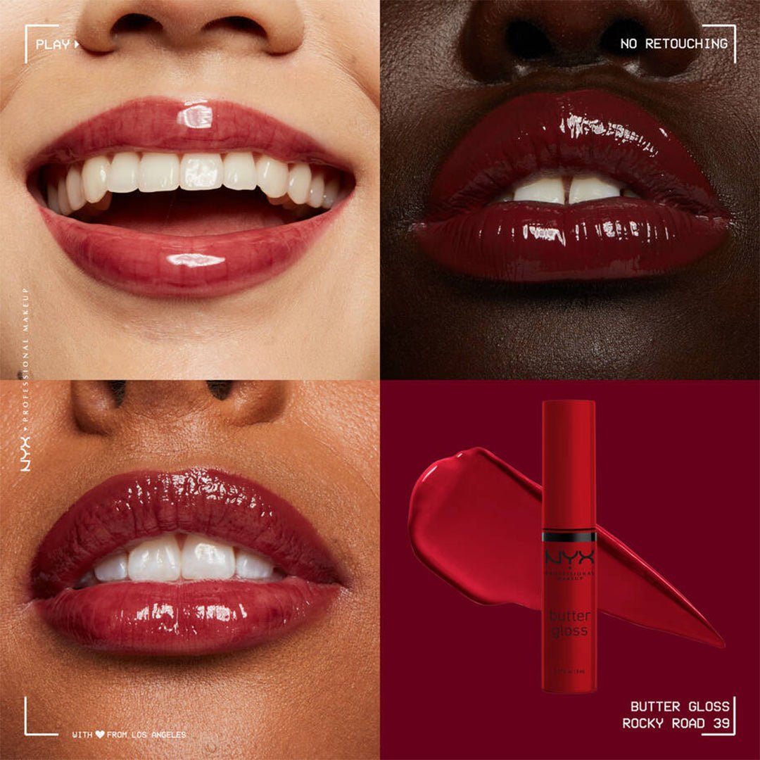 NYX Butter Gloss Non-Sticky Lip Gloss Liquid Lipstick - XOXO cosmetics