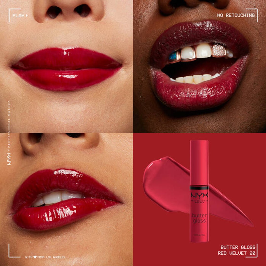 NYX Butter Gloss Non-Sticky Lip Gloss Liquid Lipstick - XOXO cosmetics