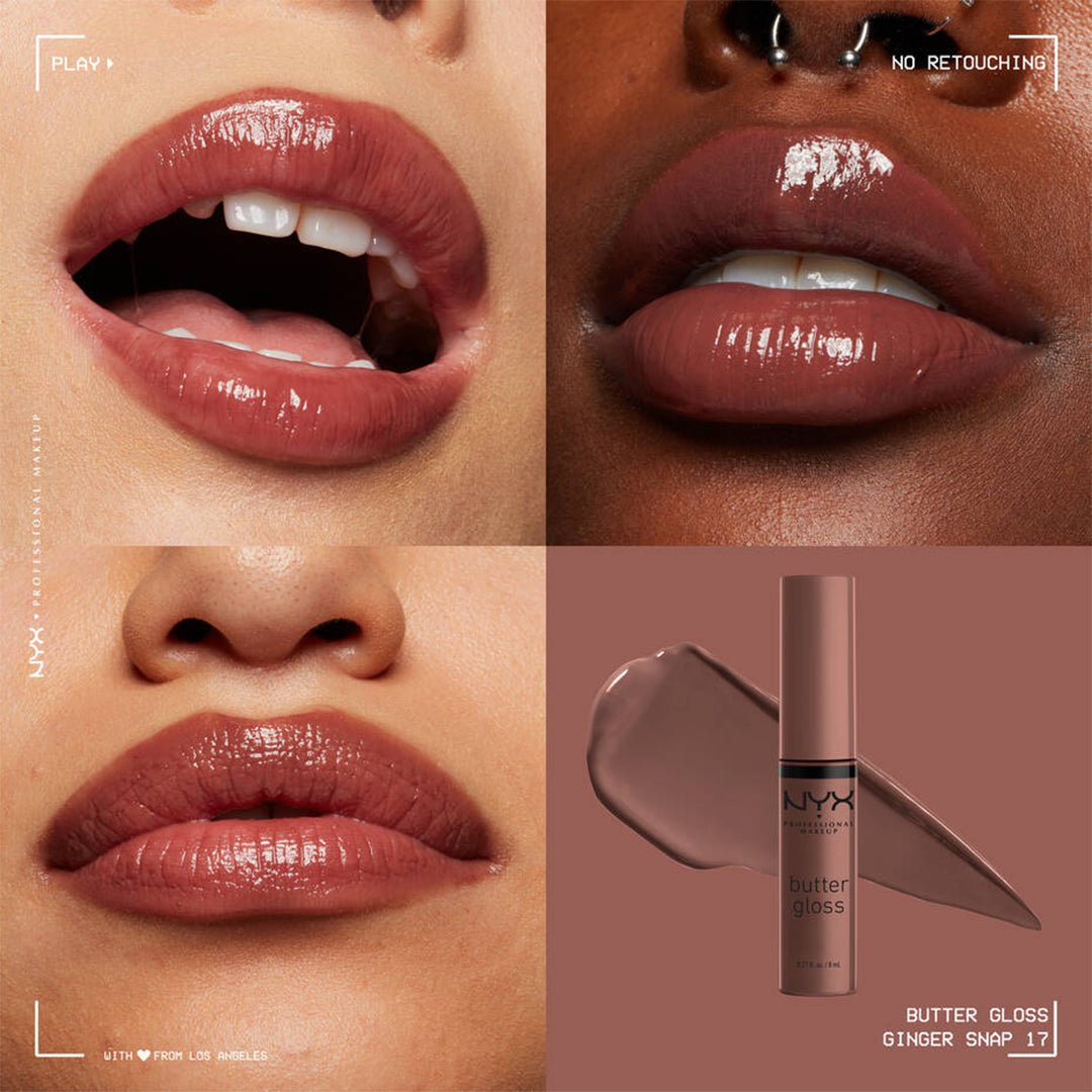 NYX Butter Gloss Non-Sticky Lip Gloss Liquid Lipstick - XOXO cosmetics