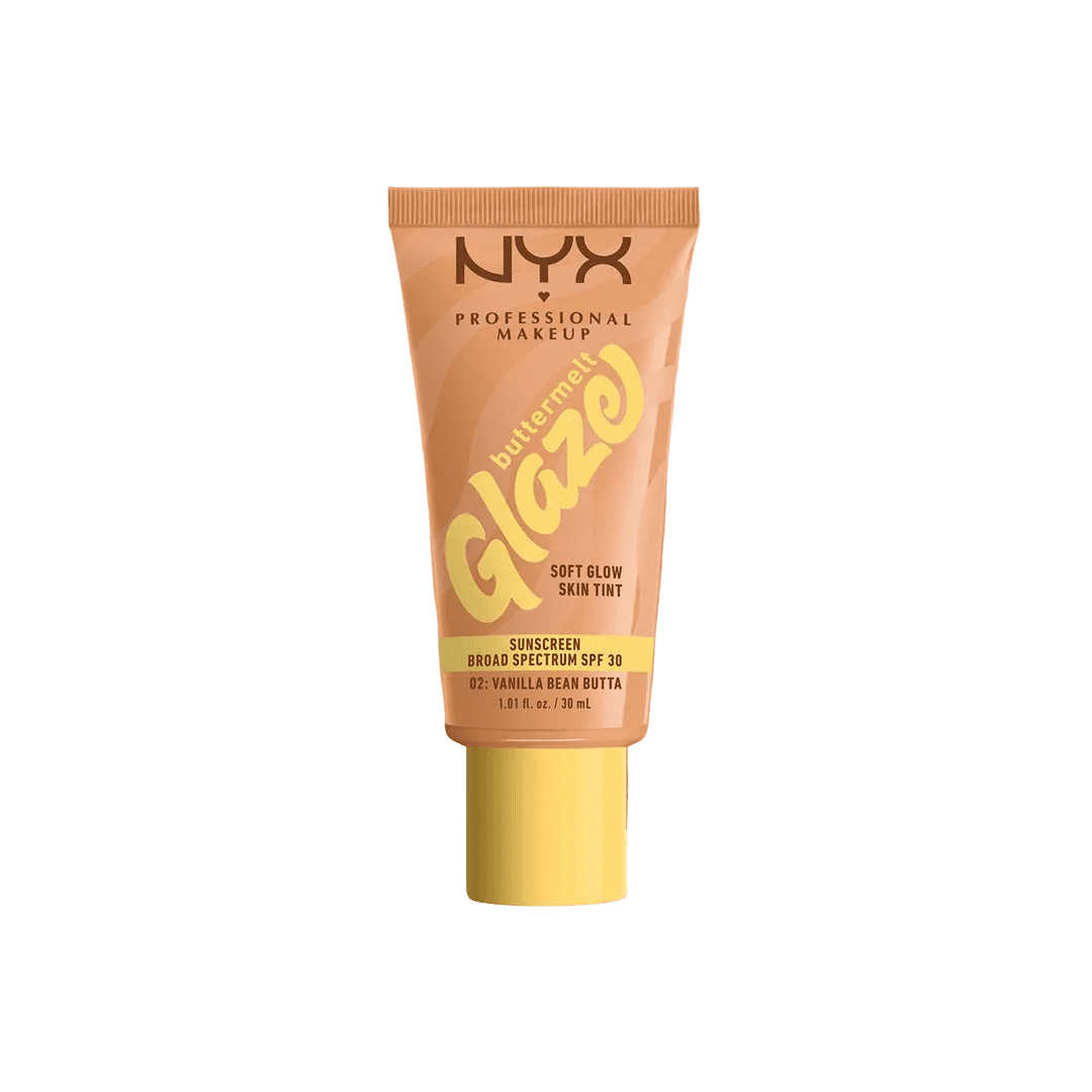 NYX Buttermelt Glaze Soft Glow Tint + SPF30 Foundation - XOXO cosmetics