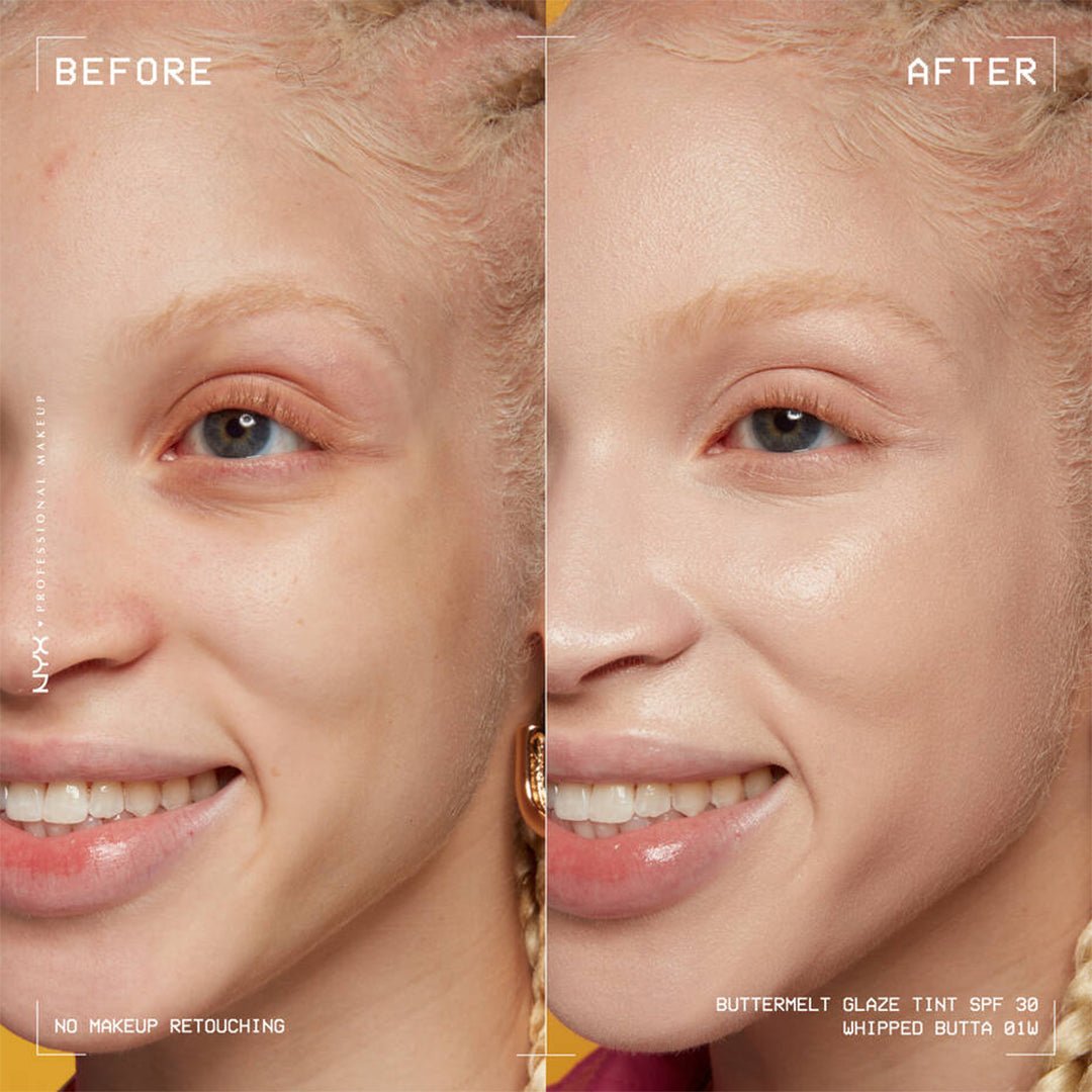 NYX Buttermelt Glaze Soft Glow Tint + SPF30 Foundation - XOXO cosmetics