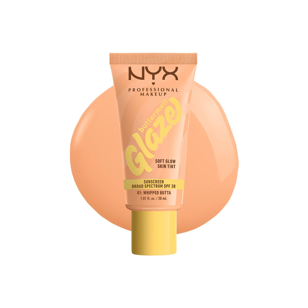 NYX Buttermelt Glaze Soft Glow Tint + SPF30 Foundation - XOXO cosmetics