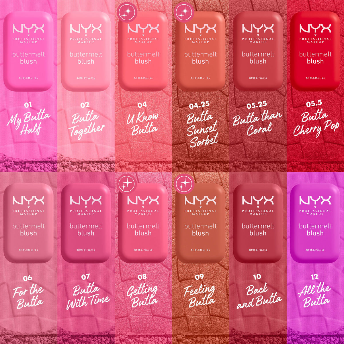 NYX Buttermelt High-Pigment Blush Blush - XOXO cosmetics
