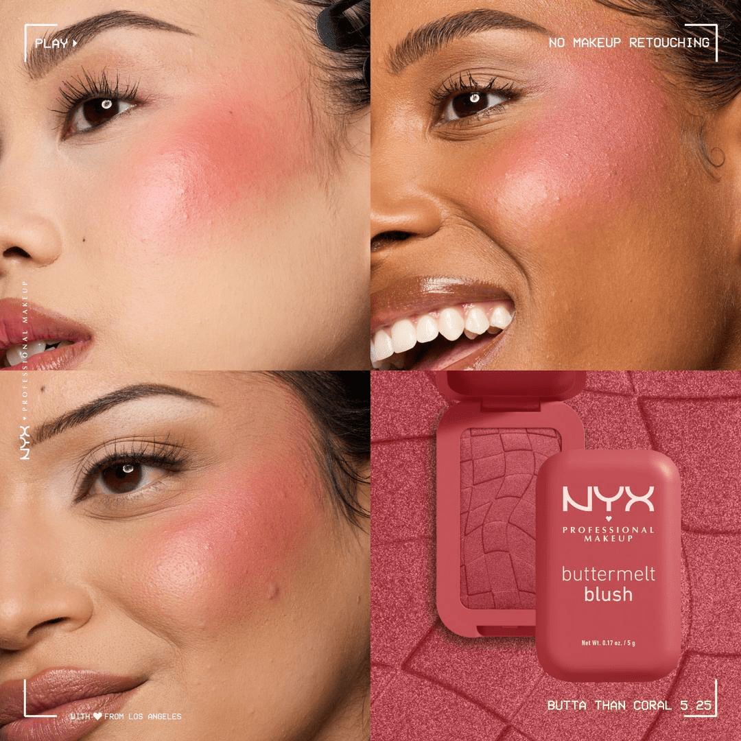 NYX Buttermelt High-Pigment Blush Blush - XOXO cosmetics