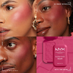 NYX Buttermelt High-Pigment Blush Blusher - XOXO cosmetics