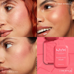 NYX Buttermelt High-Pigment Blush Blusher - XOXO cosmetics