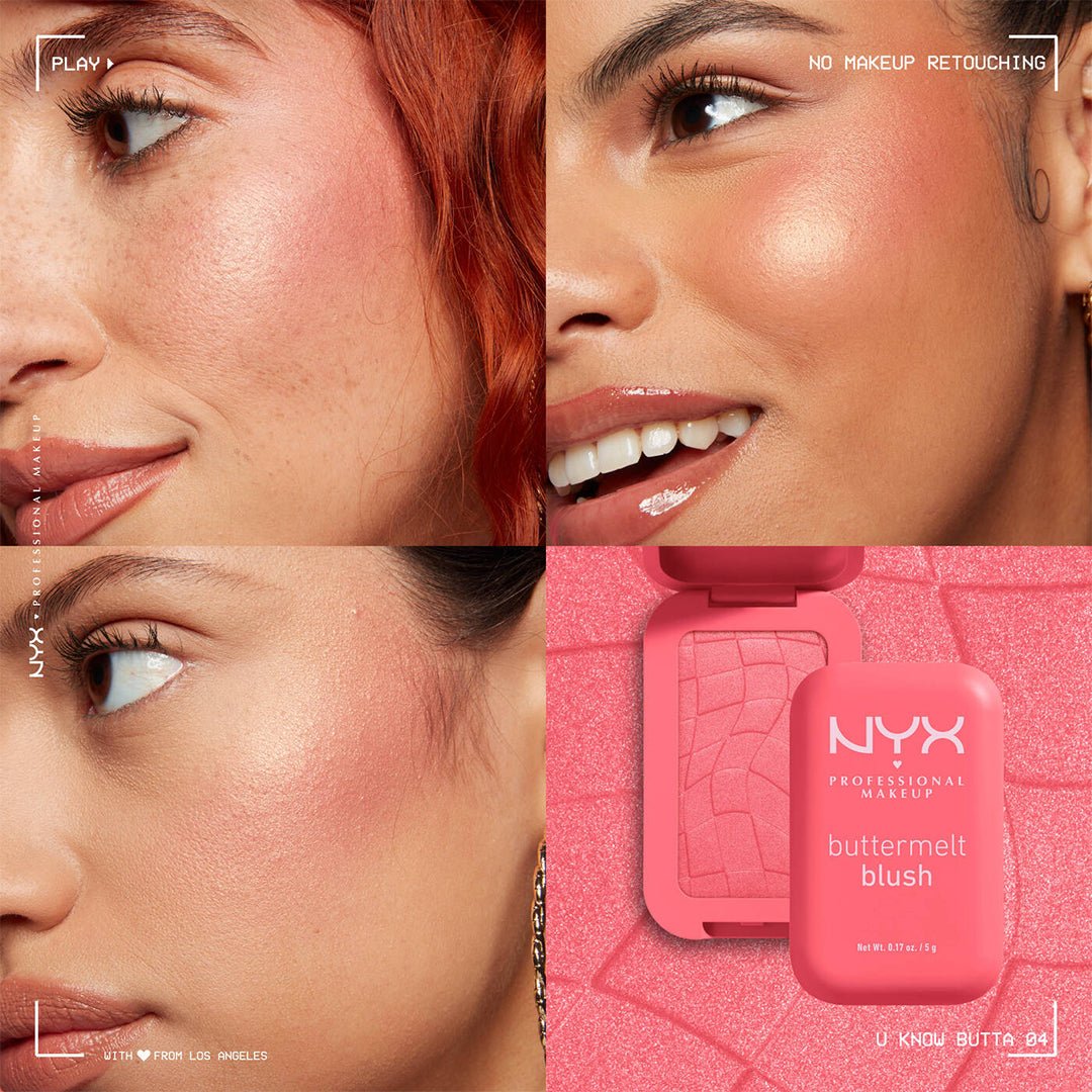 NYX Buttermelt High-Pigment Blush Blush - XOXO cosmetics