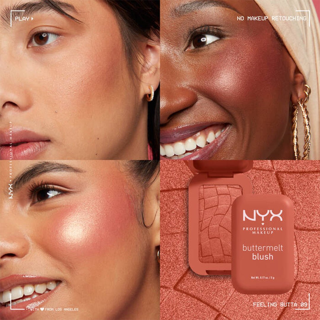 NYX Buttermelt High-Pigment Blush Blush - XOXO cosmetics