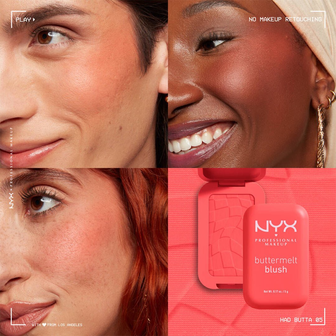 NYX Buttermelt High-Pigment Blush Blush - XOXO cosmetics