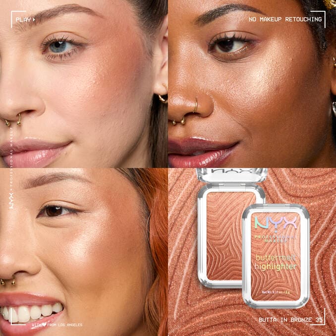 NYX Buttermelt Highlighter Highlighter - XOXO cosmetics