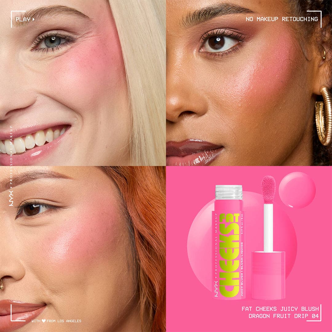 NYX Cheeks Fat Juicy Plump Blush Blush - XOXO cosmetics