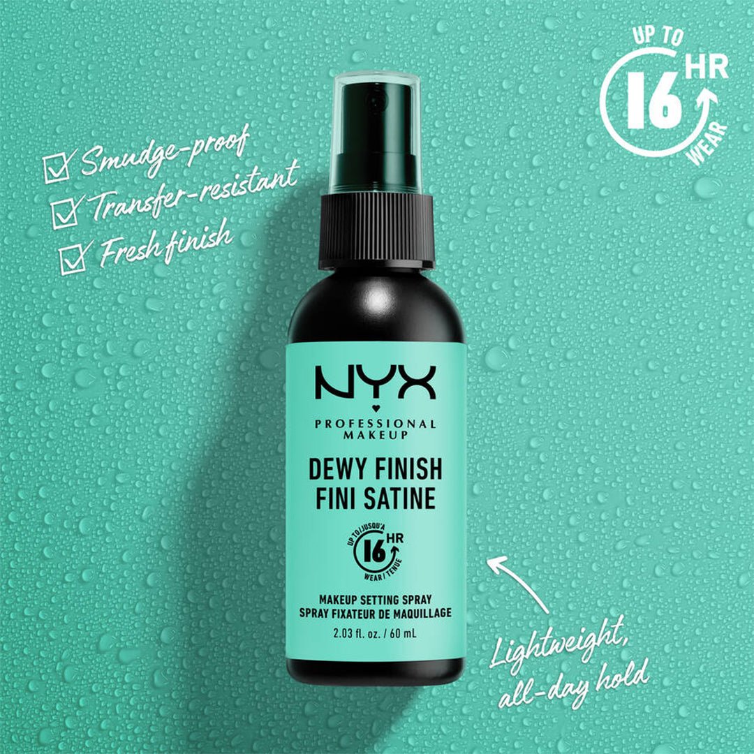 NYX Dewy Finish Makeup Setting Spray Setting & Fixing Spray - XOXO cosmetics