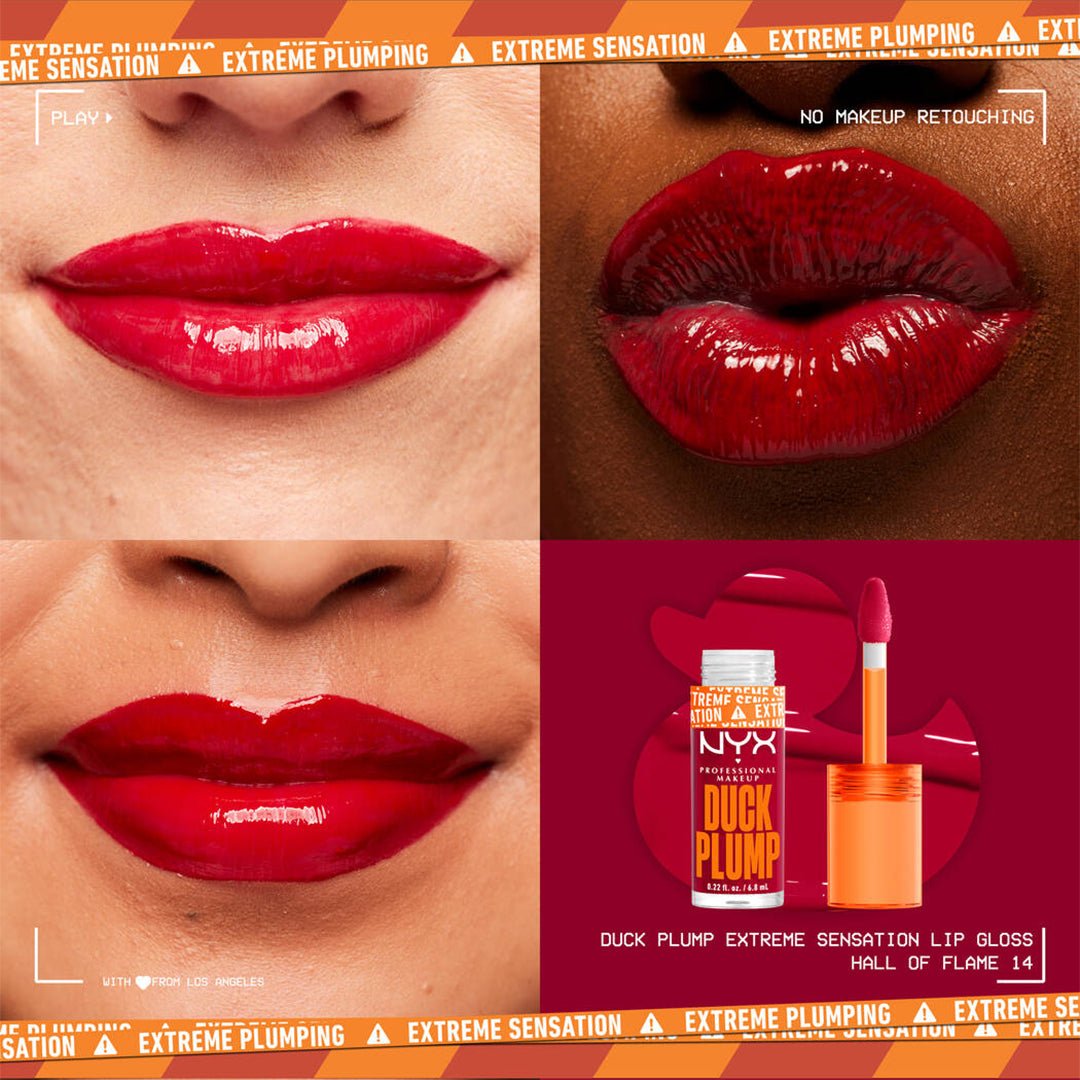 NYX Duck Plump High Pigment Plumping Lip Gloss Lip Plumper - XOXO cosmetics