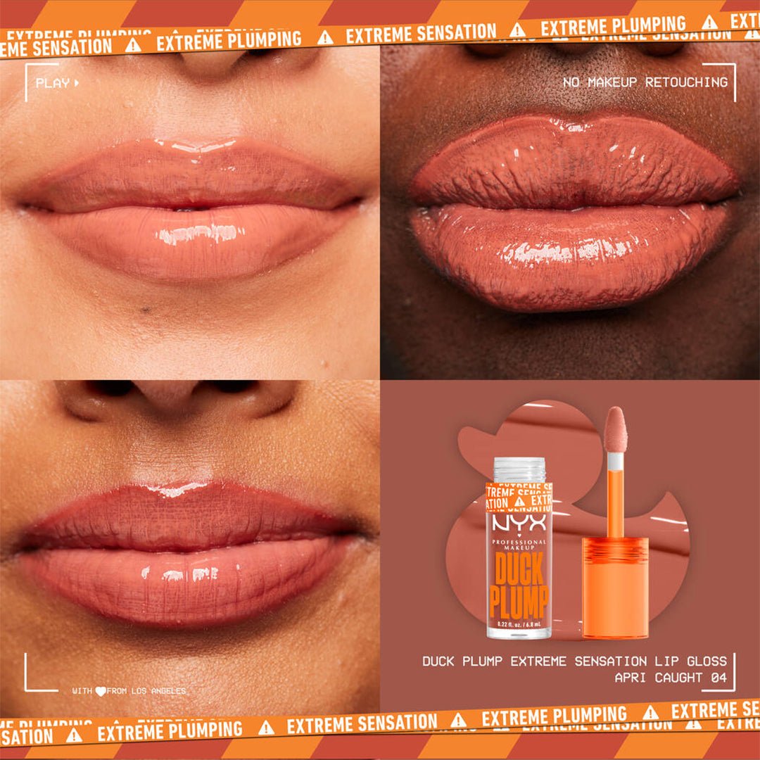 NYX Duck Plump High Pigment Plumping Lip Gloss Lip Plumper - XOXO cosmetics