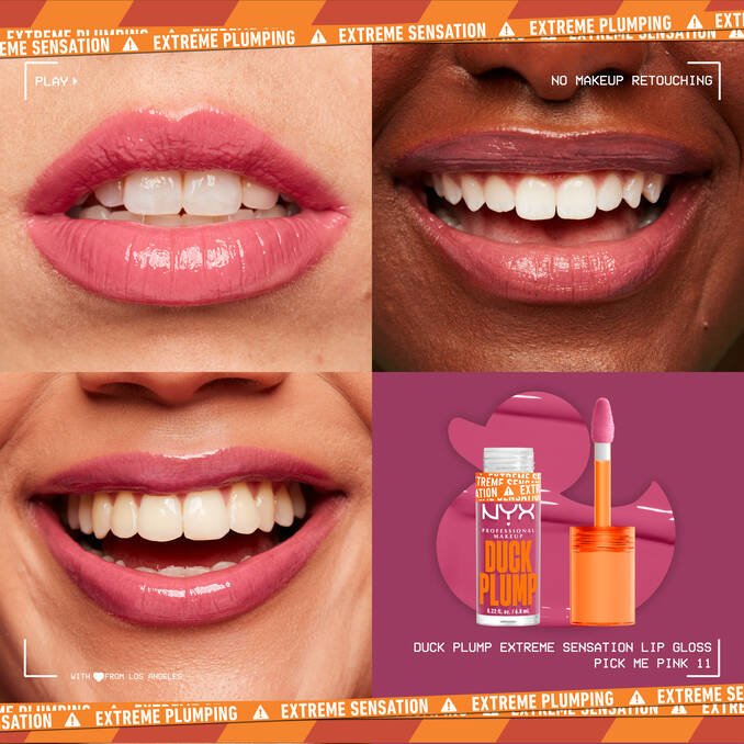 NYX Duck Plump High Pigment Plumping Lip Gloss Lip Plumper - XOXO cosmetics