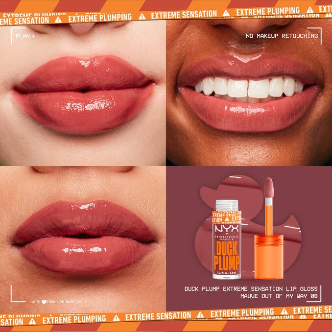 NYX Duck Plump High Pigment Plumping Lip Gloss Lip Plumper - XOXO cosmetics