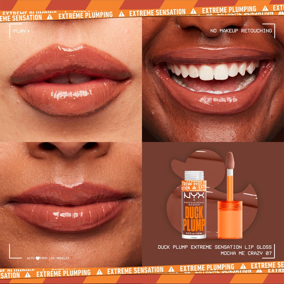 NYX Duck Plump High Pigment Plumping Lip Gloss Lip Plumper - XOXO cosmetics