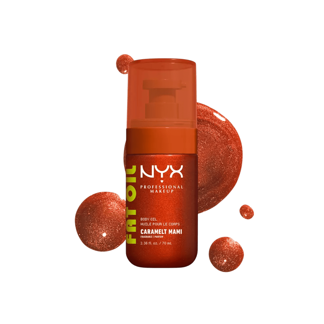 NYX Fat Oil Body Oil - Caramelt Mami - 70ml Body Oil - XOXO cosmetics