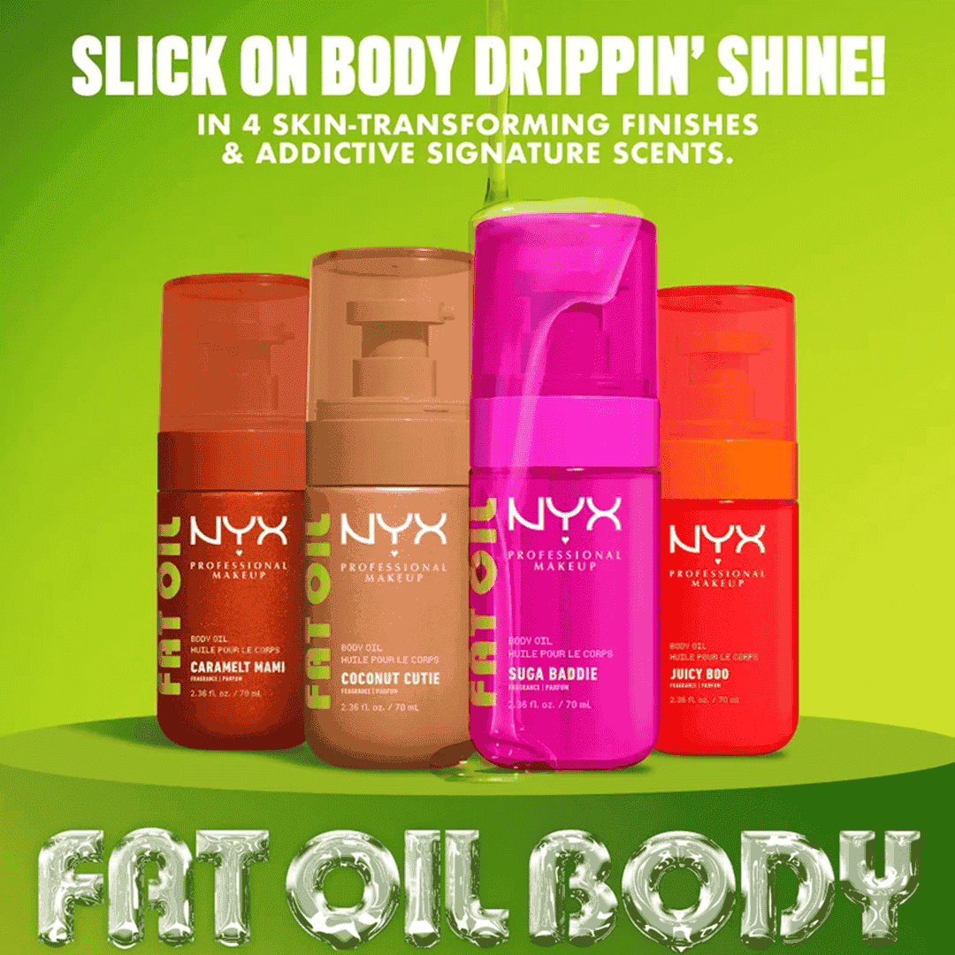 NYX Fat Oil Juicy Boo Body Oil - 70ml Body Oil - XOXO cosmetics