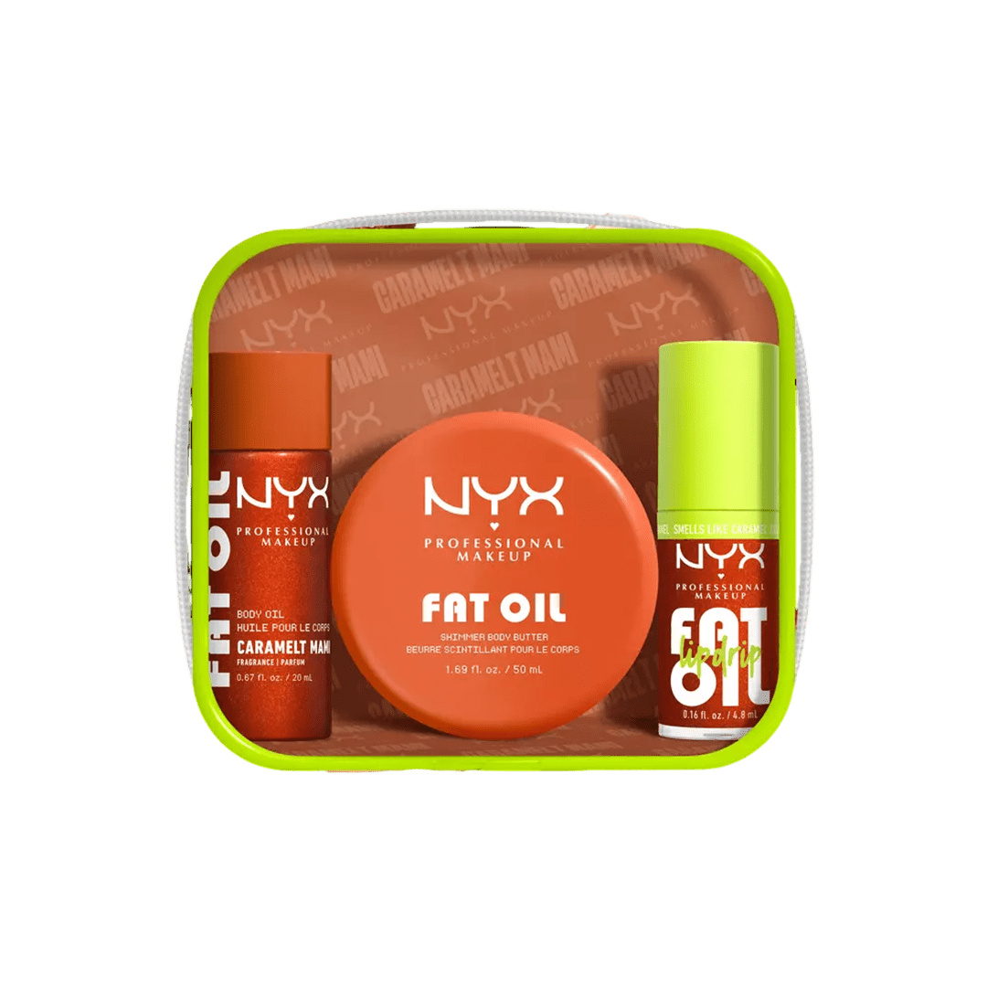 NYX Fat Oil Kit - Caramelt Mami Body Set - XOXO cosmetics