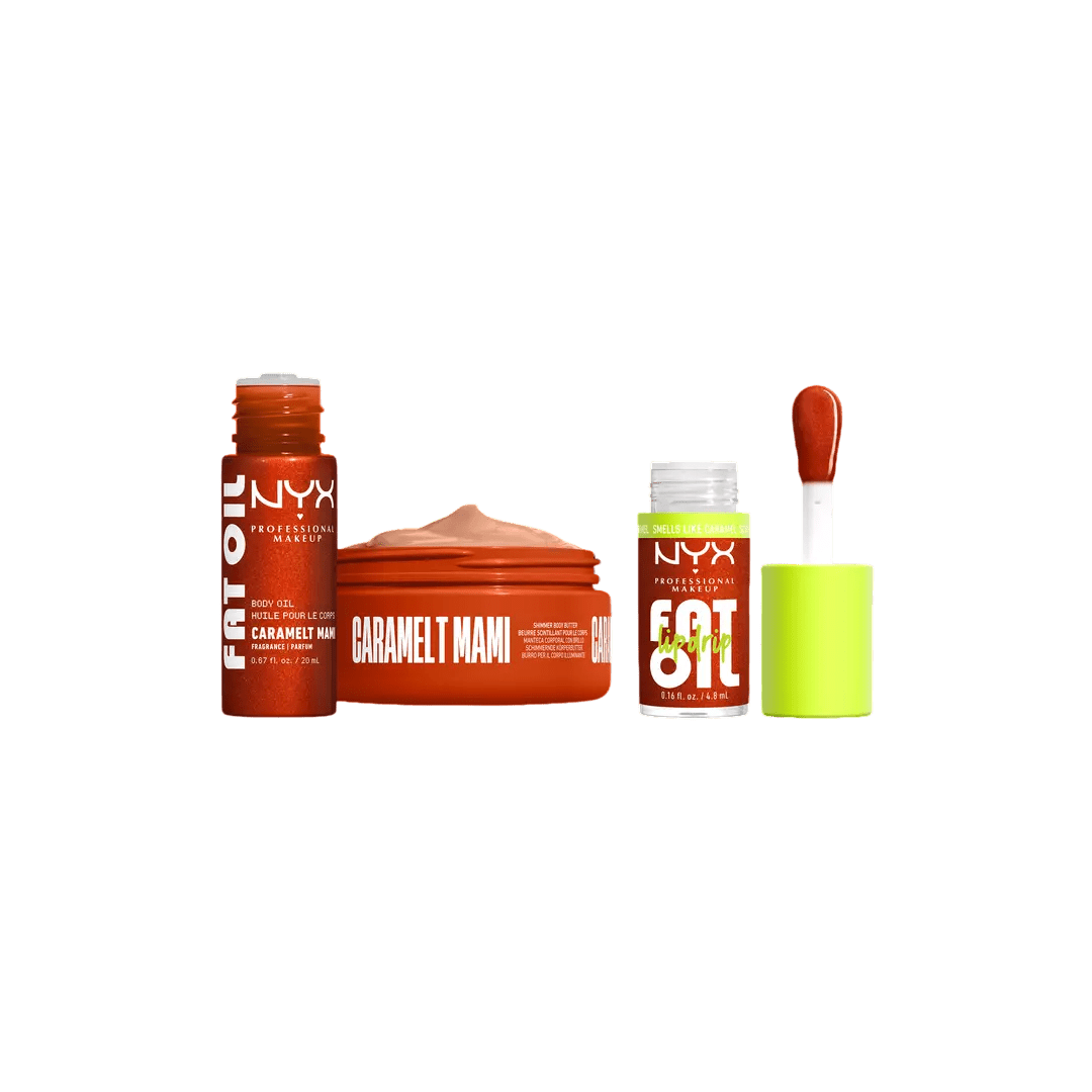 NYX Fat Oil Kit - Caramelt Mami Body Set - XOXO cosmetics