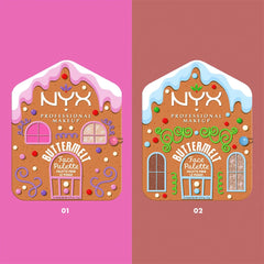 NYX Holiday Buttermelt Face Palette - 01 Mulled & Merry Face Palette - XOXO cosmetics