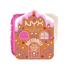 NYX Holiday Buttermelt Face Palette - 01 Mulled & Merry Face Palette - XOXO cosmetics