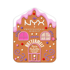 NYX Holiday Buttermelt Face Palette - 01 Mulled & Merry Face Palette - XOXO cosmetics