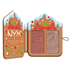 NYX Holiday Buttermelt Face Palette - 02 Cocoa And Spice Face Palette - XOXO cosmetics