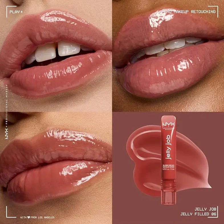 NYX Jelly Job Full-Bodied High Shine Gloss Lip Gloss - XOXO cosmetics