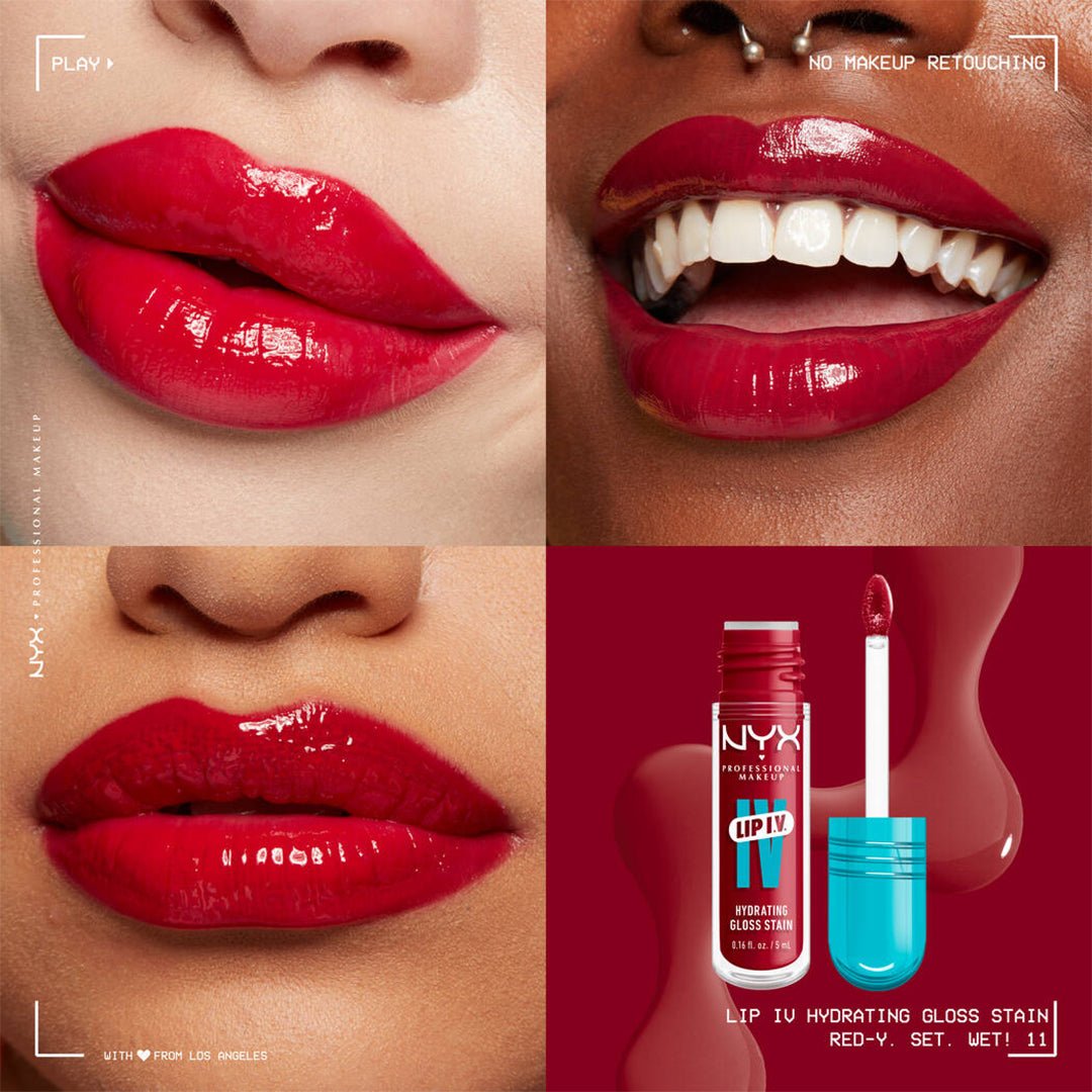 NYX Lip I.V. Hydrating Gloss Serum Lip Gloss - XOXO cosmetics