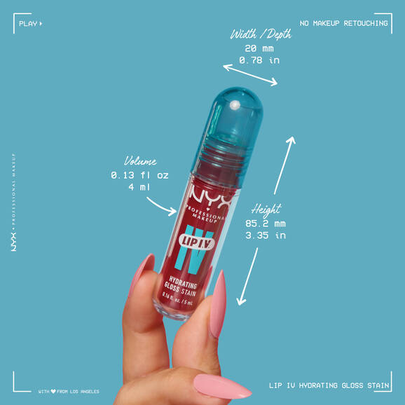 NYX Lip I.V. Hydrating Gloss Serum Lip Gloss - XOXO cosmetics