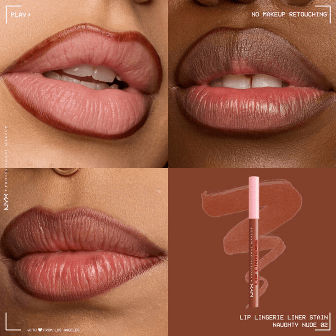 NYX Lip Lingerie Lip Liner Stain Lip Liner - XOXO cosmetics