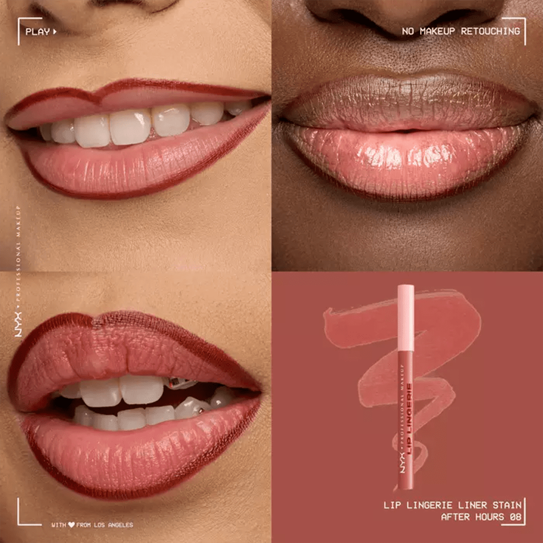 NYX Lip Lingerie Lip Liner Stain Lip Liner - XOXO cosmetics