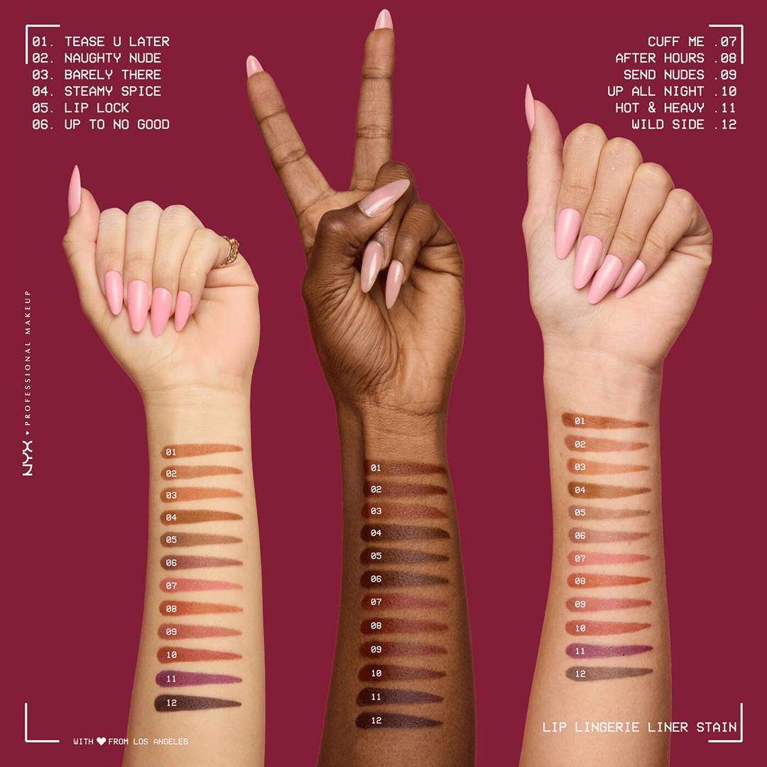 NYX Lip Lingerie Lip Liner Stain Lip Liner - XOXO cosmetics
