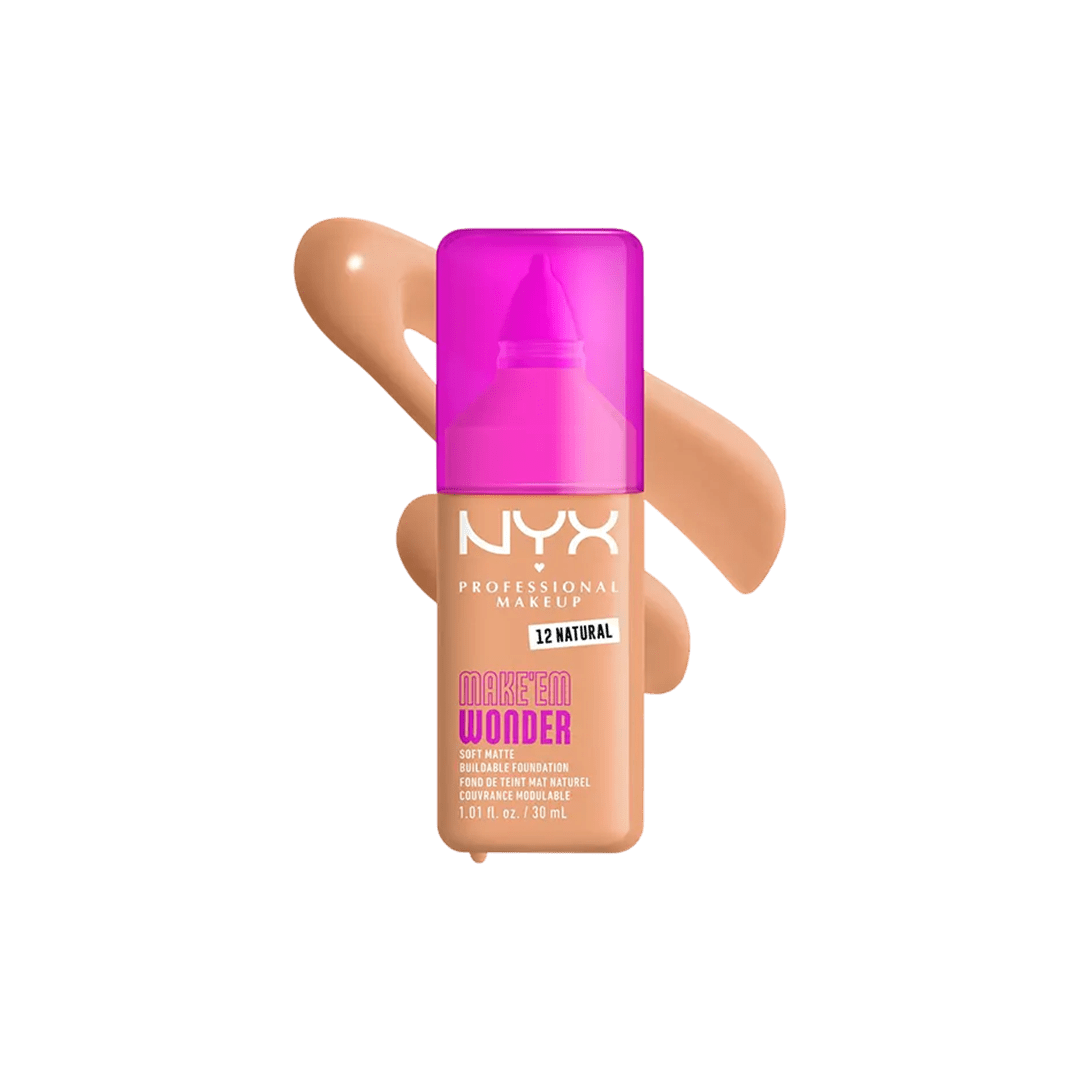 NYX Make ‘Em Wonder Soft Matte Buildable Foundation Foundation - XOXO cosmetics
