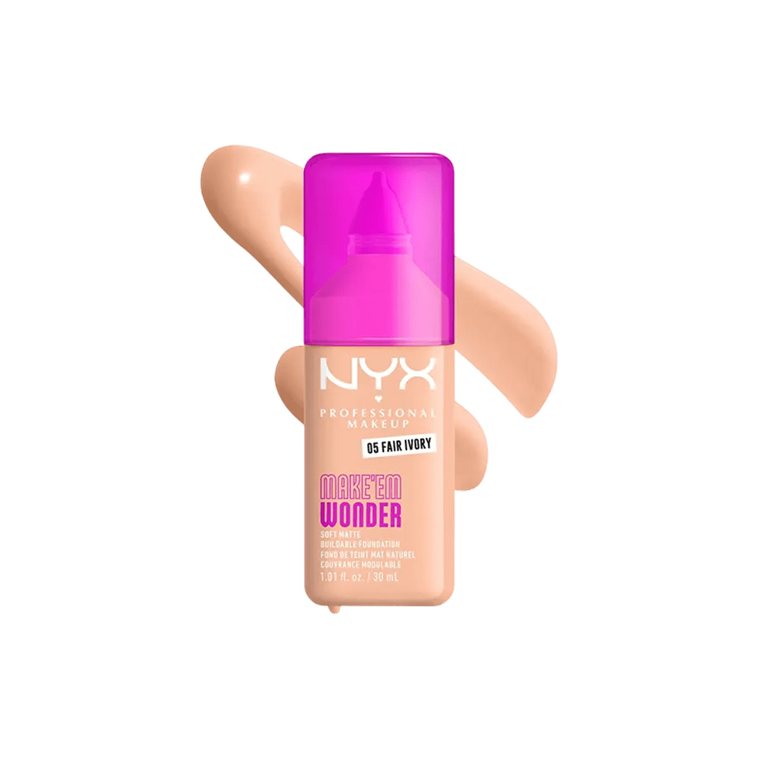 NYX Make ‘Em Wonder Soft Matte Buildable Foundation Foundation - XOXO cosmetics