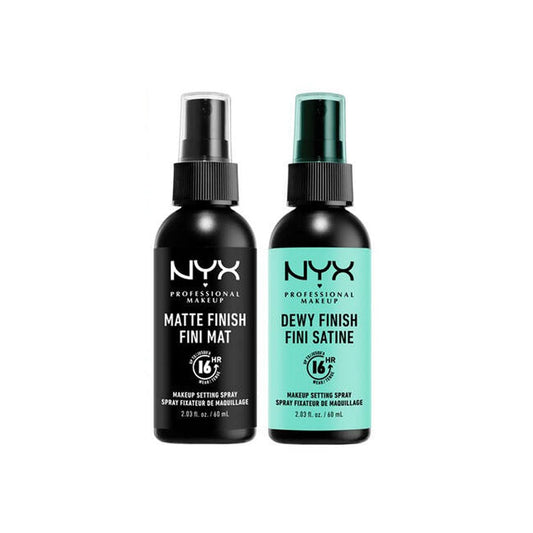 NYX Makeup Setting Spray Duo - Holiday Gift Set Setting & Fixing Spray - XOXO cosmetics