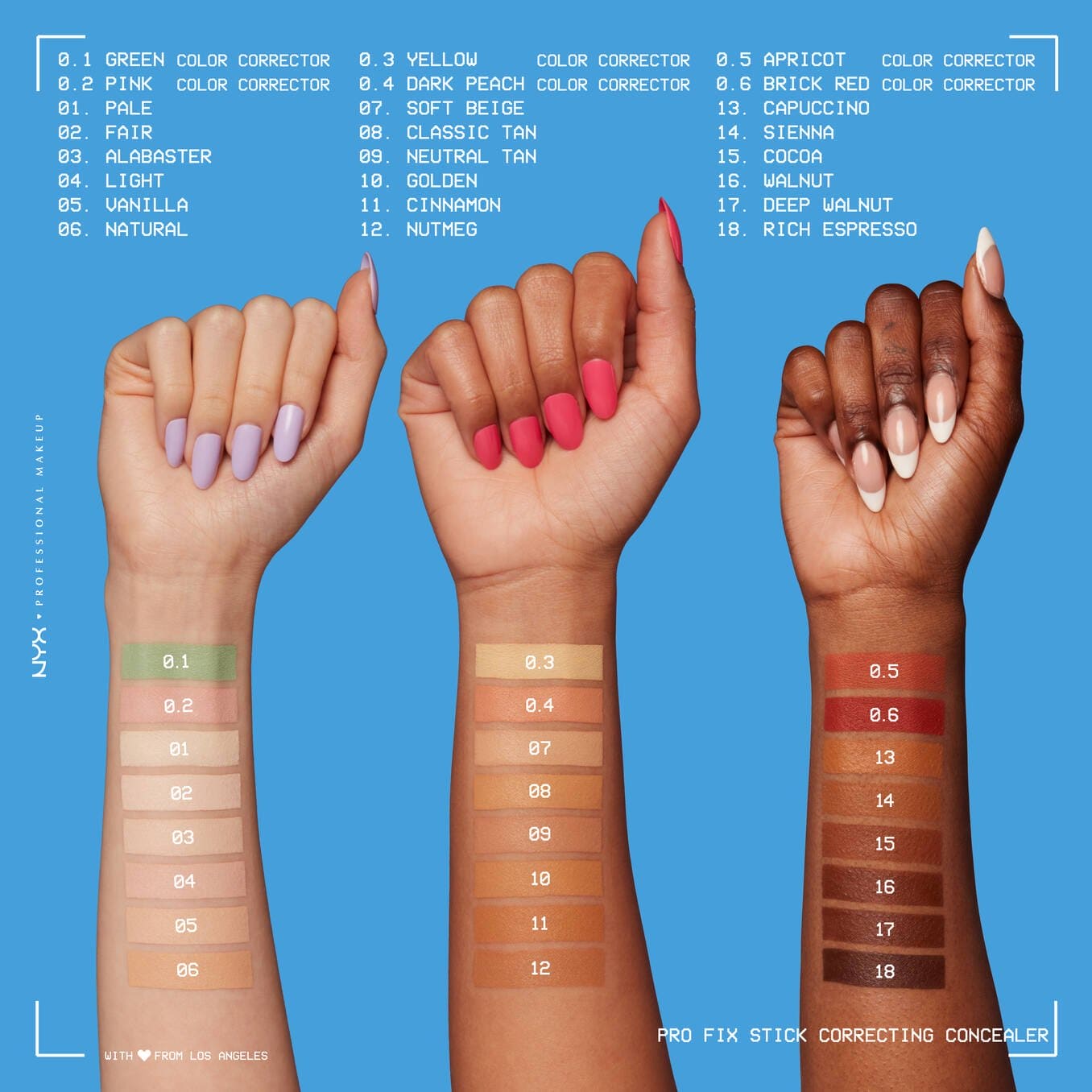 NYX Pro Fix Stick Correcting Concealer Concealer - XOXO cosmetics