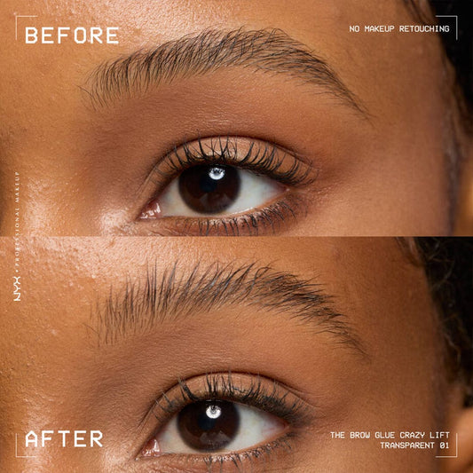 NYX The Brow Glue Crazy Lift Brow Lamination Gel Eyebrow - XOXO cosmetics